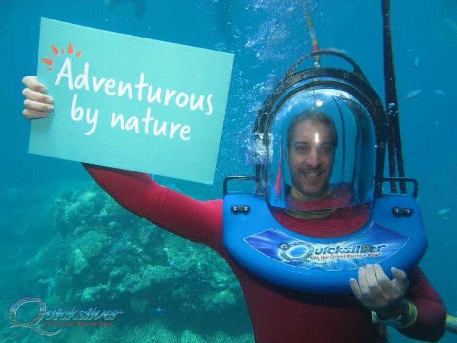 Oceanwalker helmet diving