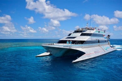 Quicksilver VIII on the reef